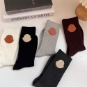 Moncler 靴下 5足セット モンクレール ソックス レディース ブランド靴下 Moncler 偽物パロディ靴下 韓国 安いハイブランド ソックス モンクレール 冬秋 保温 ルームソックス ブランド通販
