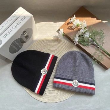 Moncler ニット帽子ブランドモンクレール激安ブランドハットキャップコピーブランド帽子ハット小顔効果ニットハットふわふわメンズレディースキッズ