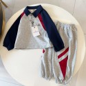 Moncler モンクレールセットアップ子供ブランド春秋キッズウェア上下セットパーカーハイブランドブランド秋春服パーカーファッション女の子男の子