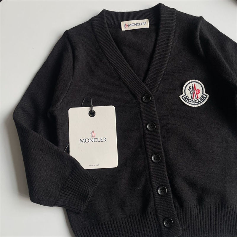 黒moncler子供ニットセーター 子供服